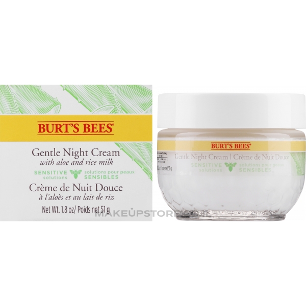 Burts Bees Gentle Night Cream- 51g Burts Bees Gentle Night Cream- 51g